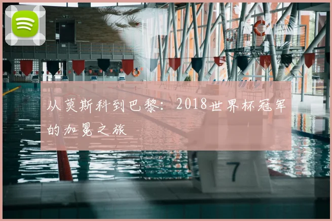从莫斯科到巴黎：2018世界杯冠军的加冕之旅